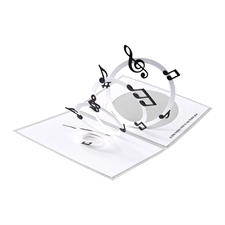 Spellbinders Dies - Bibi\'s Musical Notes / Music Notes and Stave Pop-Up